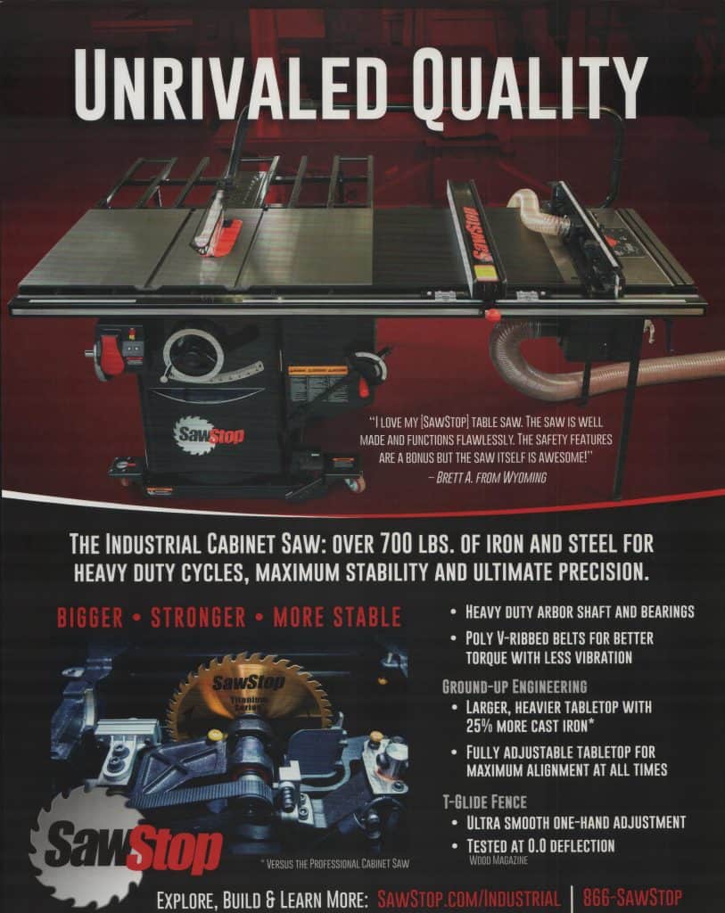 SawStop Industrial - Unrivaled Quality