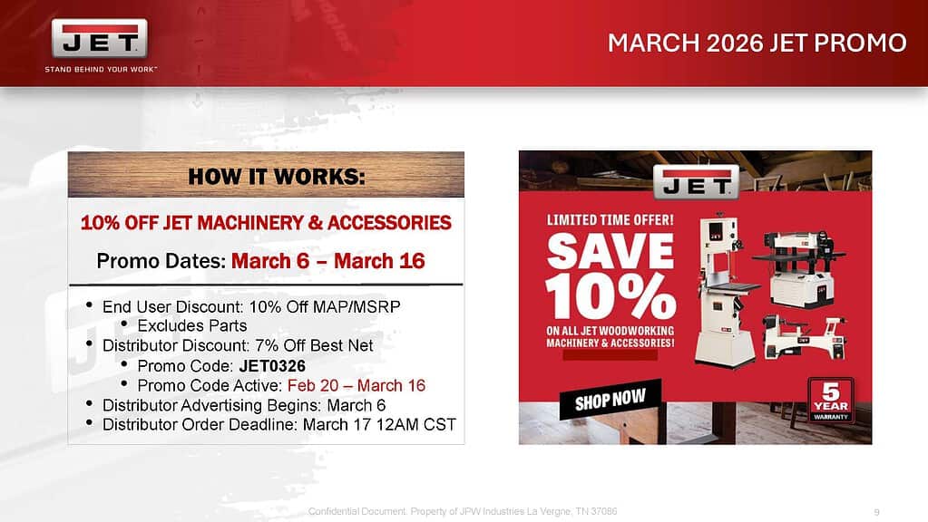 Promos for the Month of March